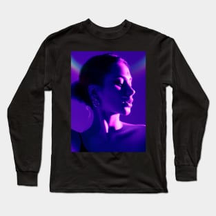 Indigo Portrait Long Sleeve T-Shirt